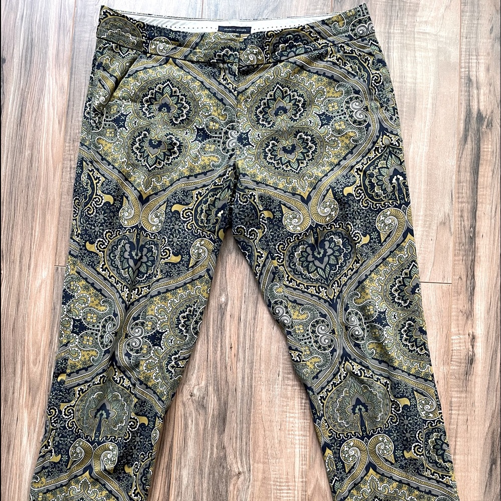 Green, Patterned Pants